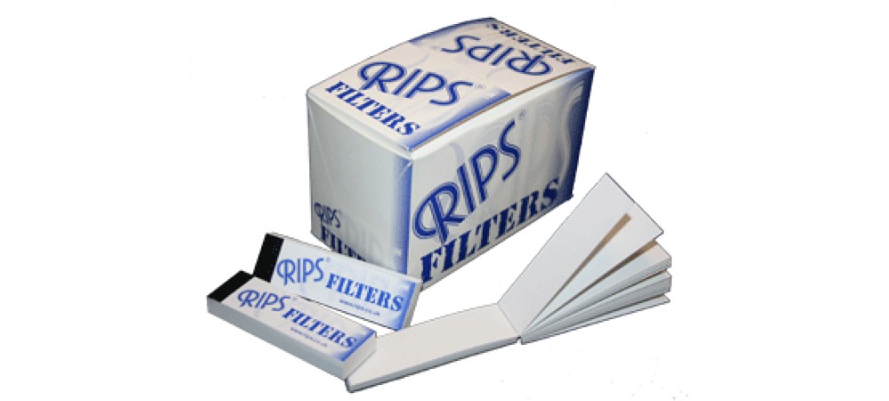 Rips Card Filters Tips / Roaches *40 Card Filters per Booklet* - 5 / 10 / Box of 36 Booklets